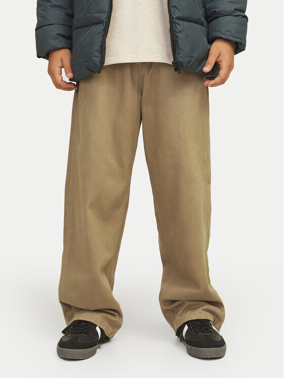 Тканевые брюки свободного кроя Jack&Jones Junior, коричневый
Тканевые брюки свободного кроя Jack&Jones Junior, коричневый