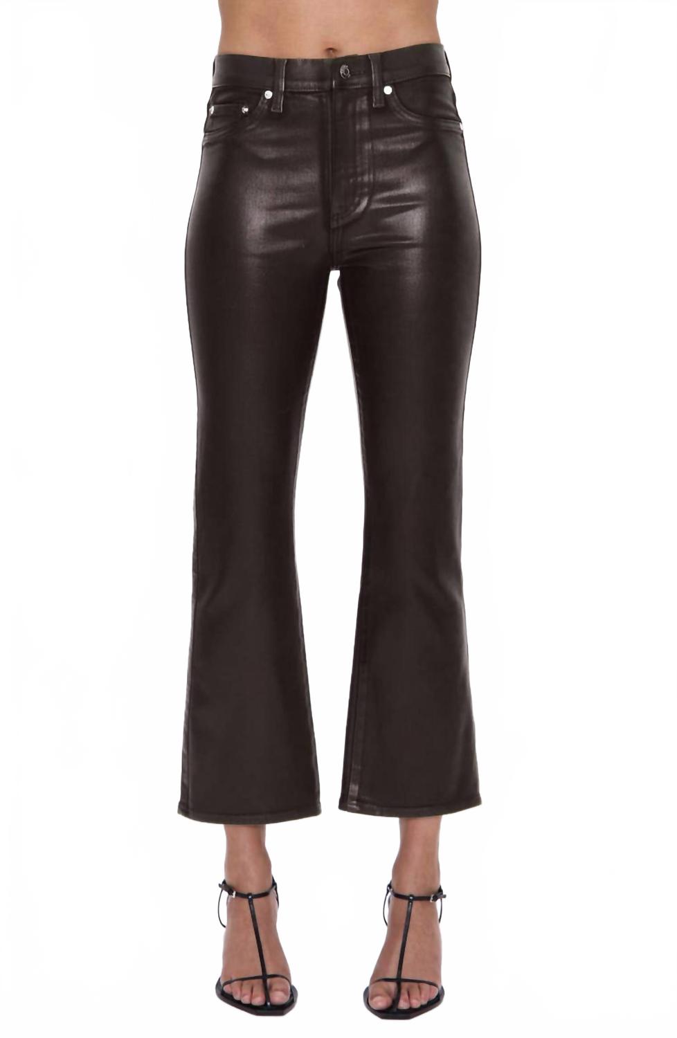 PISTOLA Джинсы-ботинки с высокой посадкой и покрытием цвета мокко
PISTOLA Джинсы-ботинки с высокой посадкой и покрытием цвета мокко