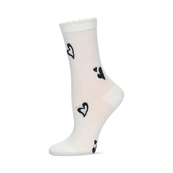 Женские носки с плавающими сердечками Memoi
Женские носки с плавающими сердечками Memoi