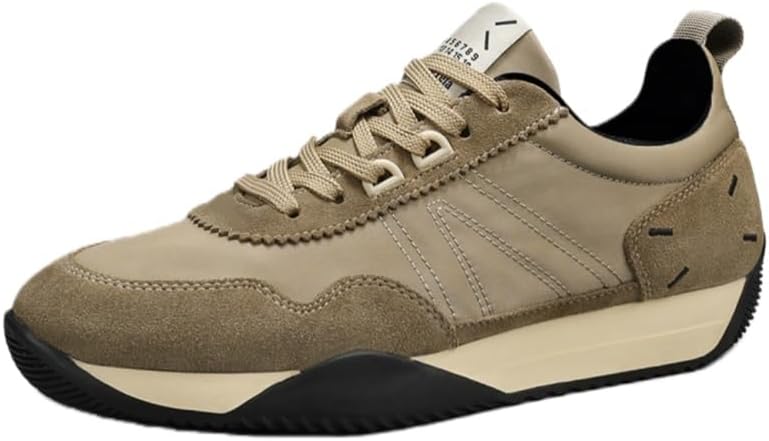 Мужские повседневные спортивные кроссовки с толстой подошвой - на шнуровке - для занятий на свежем воздухе, бега и повседневных поездок Fusecottc, кофейный
Мужские повседневные спортивные кроссовки с толстой подошвой - на шнуровке - для занятий на свежем воздухе, бега и повседневных поездок Fusecottc, кофейный