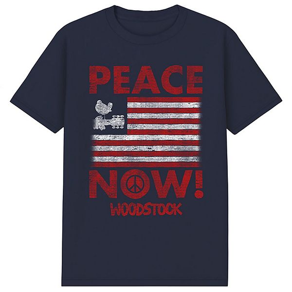Мужская футболка с принтом Woodstock Peace Now Licensed Character
Мужская футболка с принтом Woodstock Peace Now Licensed Character