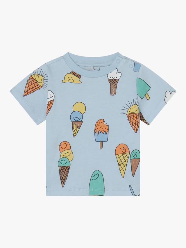 Детская хлопчатобумажная футболка-мороженое из джерси Stella McCartney Kids, синий
Детская хлопчатобумажная футболка-мороженое из джерси Stella McCartney Kids, синий