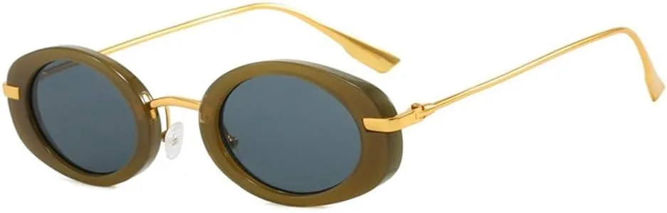 Ретро маленькие овальные женские солнцезащитные очки, модные панк-очки для мужчин, трендовые градиентные солнцезащитные очки UV400 SKFGNX, Olive Green Gray
Ретро маленькие овальные женские солнцезащитные очки, модные панк-очки для мужчин, трендовые градиентные солнцезащитные очки UV400 SKFGNX, Olive Green Gray