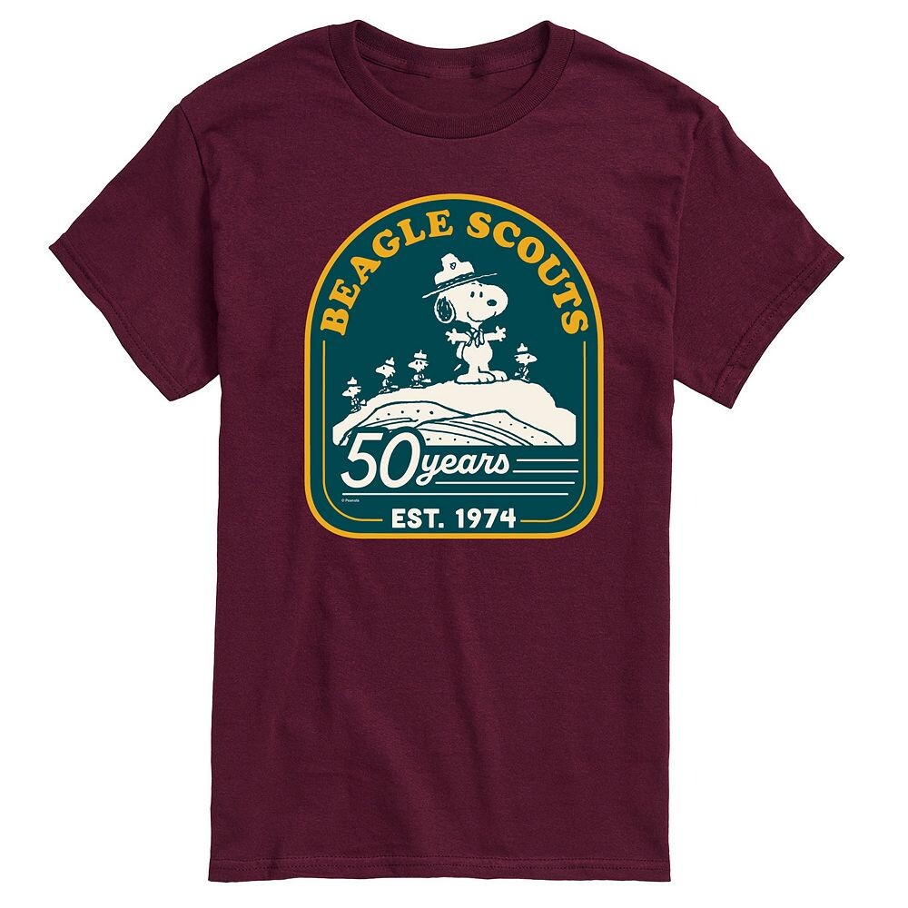 Мужская футболка с рисунком Peanuts Beagle Scout 50 Years Mountain Licensed Character, цвет Maroon
Мужская футболка с рисунком Peanuts Beagle Scout 50 Years Mountain Licensed Character, цвет Maroon