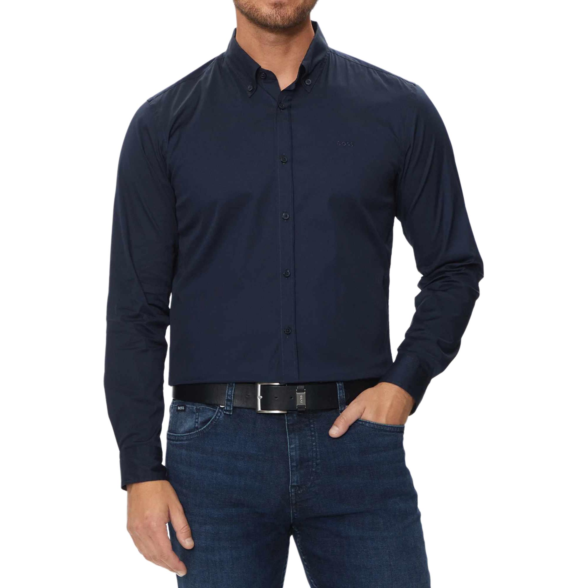 Футболка с вышитым логотипом Boss и фигурным подолом HUGO BOSS, темно-синяя
Футболка с вышитым логотипом Boss и фигурным подолом HUGO BOSS, темно-синяя