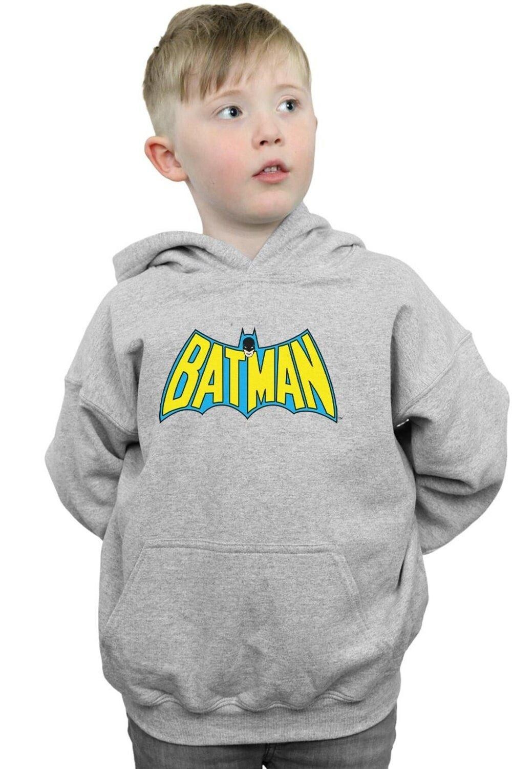 Толстовка с логотипом «Бэтмен» в стиле ретро DC Comics, серый
Толстовка с логотипом «Бэтмен» в стиле ретро DC Comics, серый