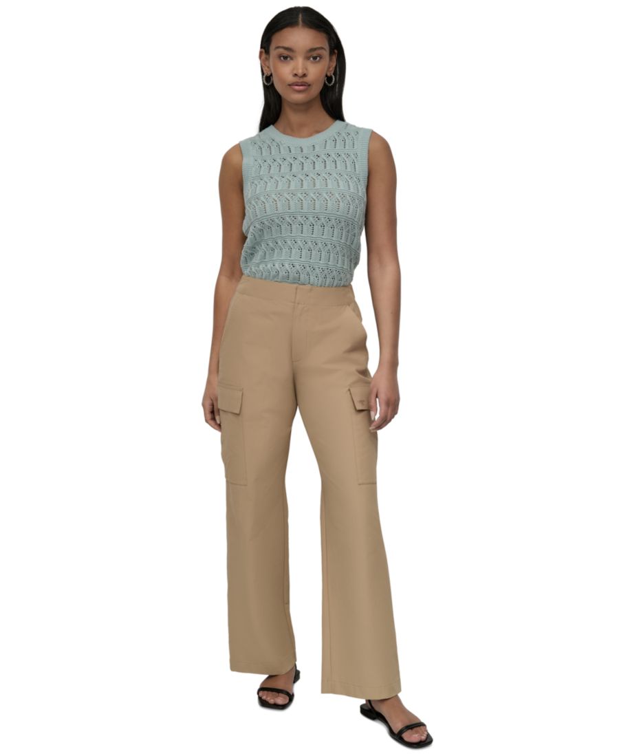 Женские брюки-карго с высокой посадкой и прямыми штанинами DKNY Jeans, Tvn - Travertine
Женские брюки-карго с высокой посадкой и прямыми штанинами DKNY Jeans, Tvn - Travertine