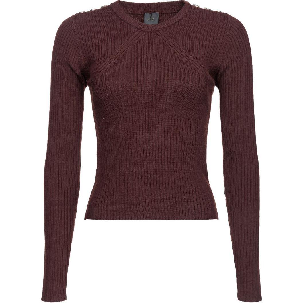 Джемпер вязаный diraspatura PINKO, Burgundy
Джемпер вязаный diraspatura PINKO, Burgundy