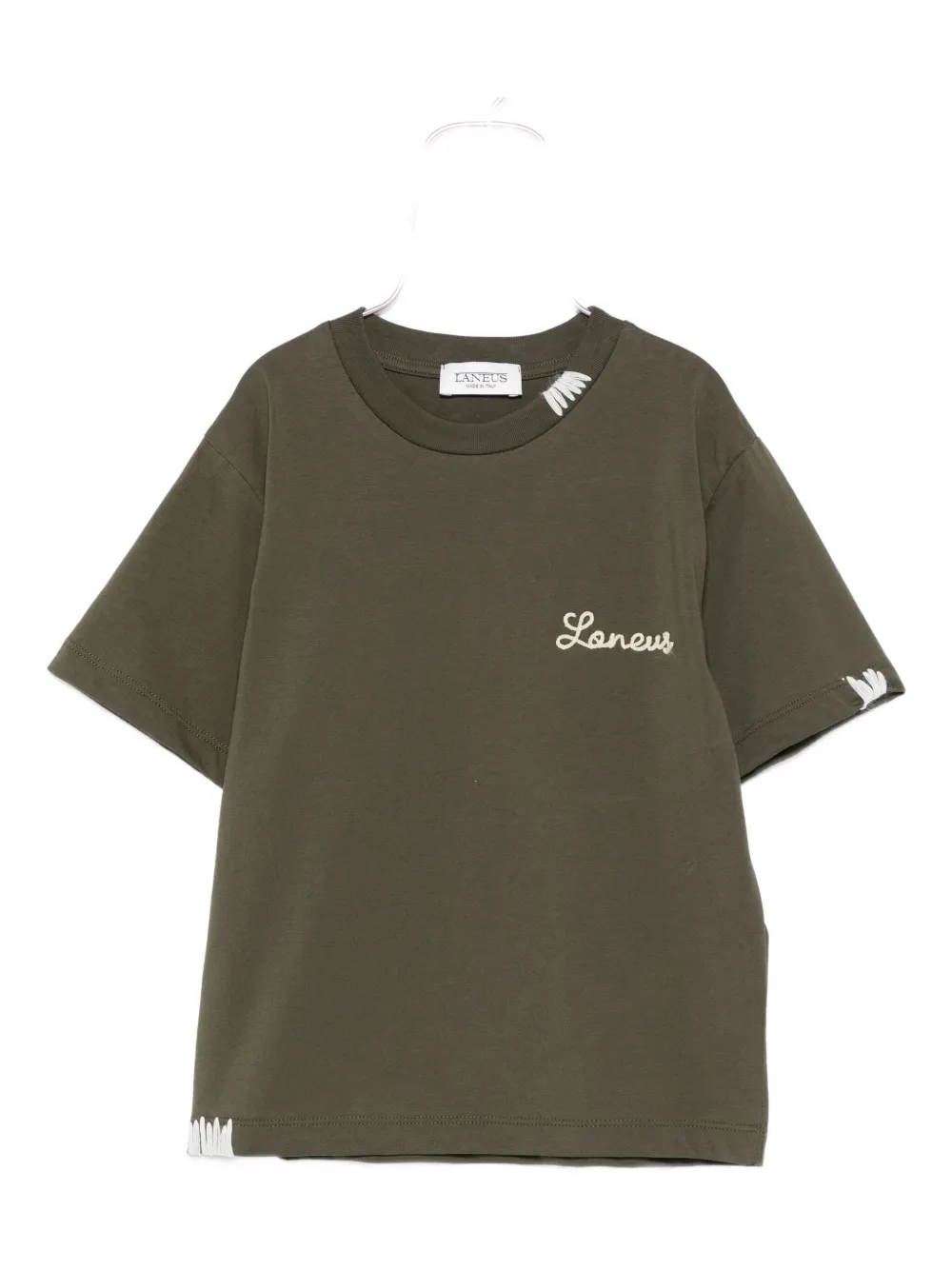 Футболка с вышитым логотипом Laneus, зеленый
Футболка с вышитым логотипом Laneus, зеленый