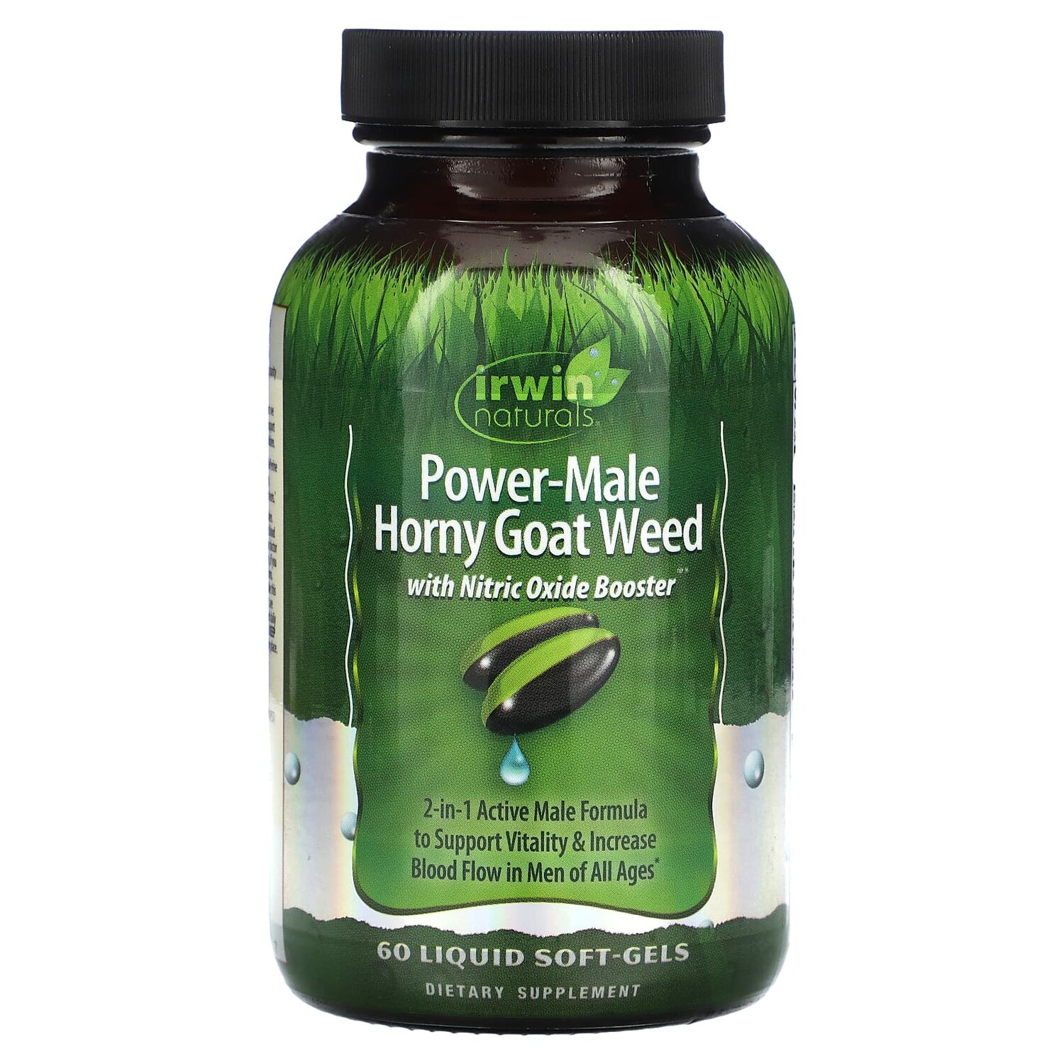 Irwin Naturals Power-Male Horny Goat Weed с бустером оксида азота 60 желатиновых капсул
Irwin Naturals Power-Male Horny Goat Weed с бустером оксида азота 60 желатиновых капсул