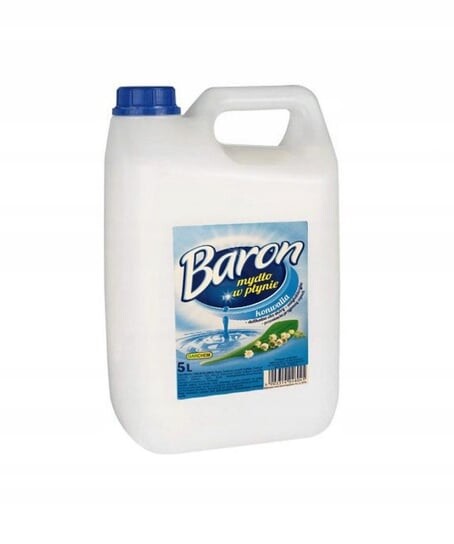 Жидкое мыло Барон, Ландыш, белая канистра, 5 л., Baron
Жидкое мыло Барон, Ландыш, белая канистра, 5 л., Baron