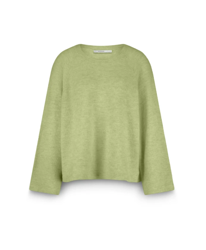 Объемный вязаный свитер из смеси альпаки Summum Woman, зеленый
Объемный вязаный свитер из смеси альпаки Summum Woman, зеленый