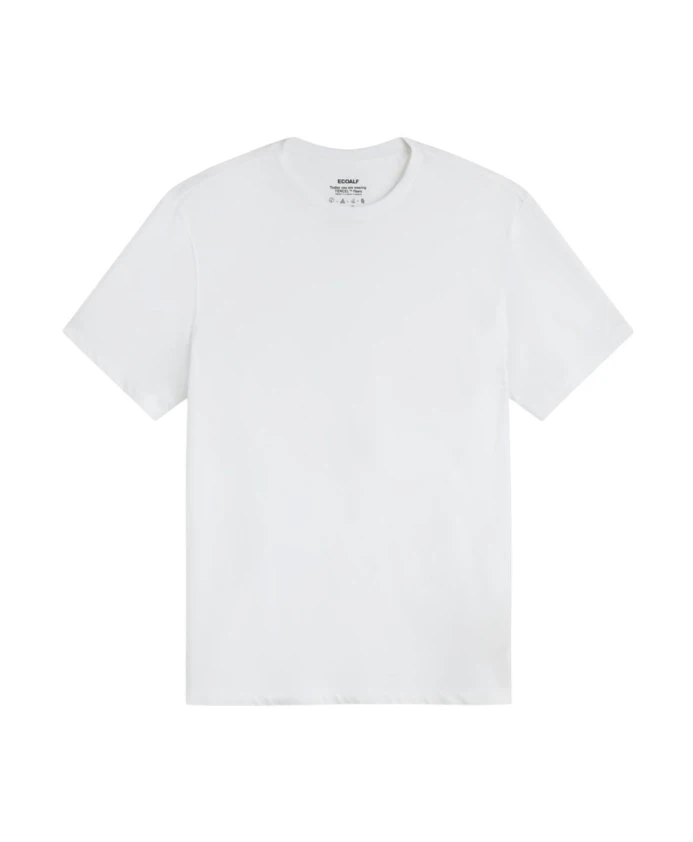 Белая футболка с узором в виде столбиков Ecoalf, белый
Белая футболка с узором в виде столбиков Ecoalf, белый