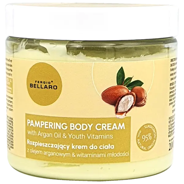 Нежный крем для тела с аргановым маслом и витаминами молодости, 200 мл Fergio Bellaro Skin food
Нежный крем для тела с аргановым маслом и витаминами молодости, 200 мл Fergio Bellaro Skin food