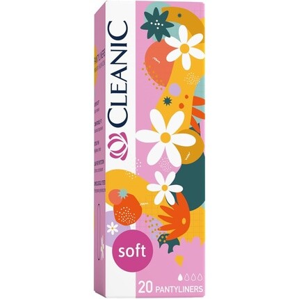 Мягкие женские прокладки Cleanic для ежедневного использования Мягкие и гибкие Идеально подходят по размеру Очень тонкие В 2 раза более высокая впитывающая способность Незаметная защита Нежное воздействие на кожу
