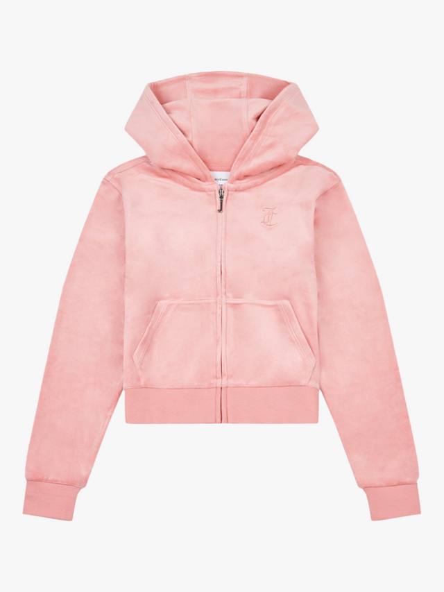 Детская велюровая худи с молнией в тон Juicy Couture, Peach Blossom
Детская велюровая худи с молнией в тон Juicy Couture, Peach Blossom