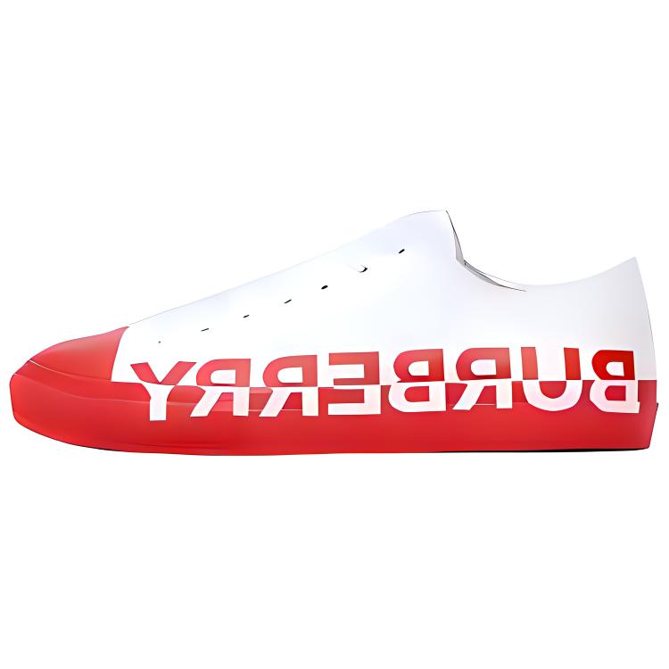 Мужские бело-красные скейтерские кеды Burberry Low-Top
Мужские бело-красные скейтерские кеды Burberry Low-Top