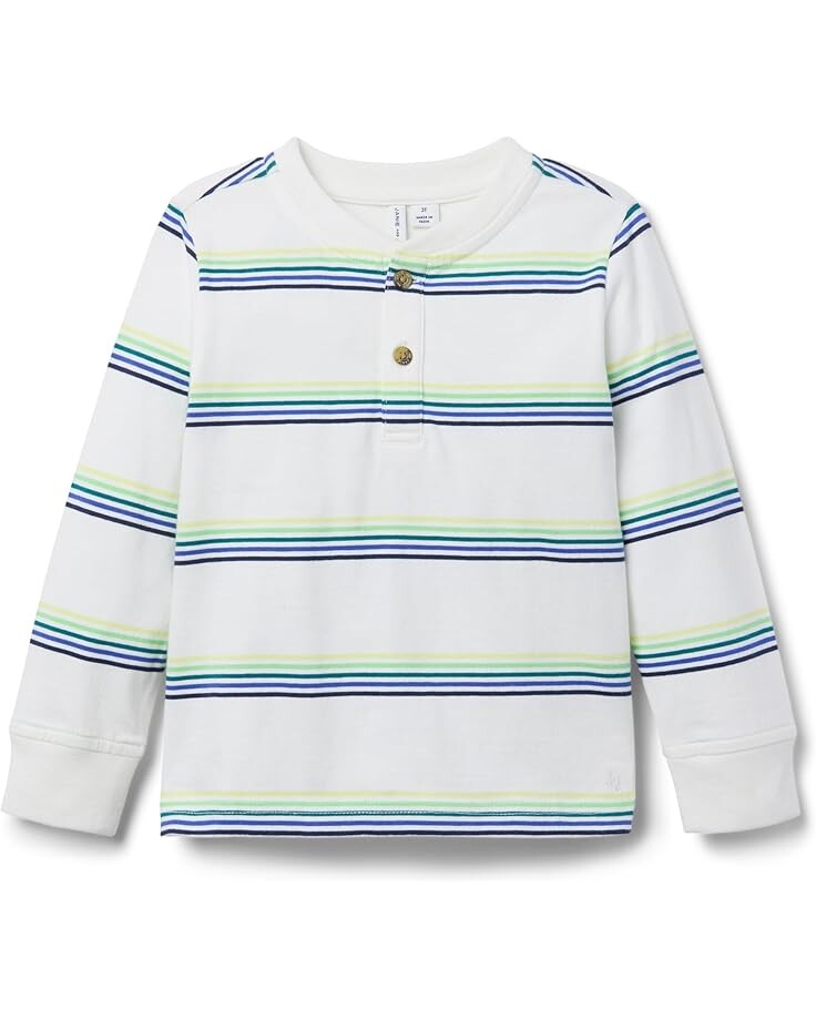 Футболка Janie and Jack Stripe Henley Tee, цвет Multi Color
Футболка Janie and Jack Stripe Henley Tee, цвет Multi Color