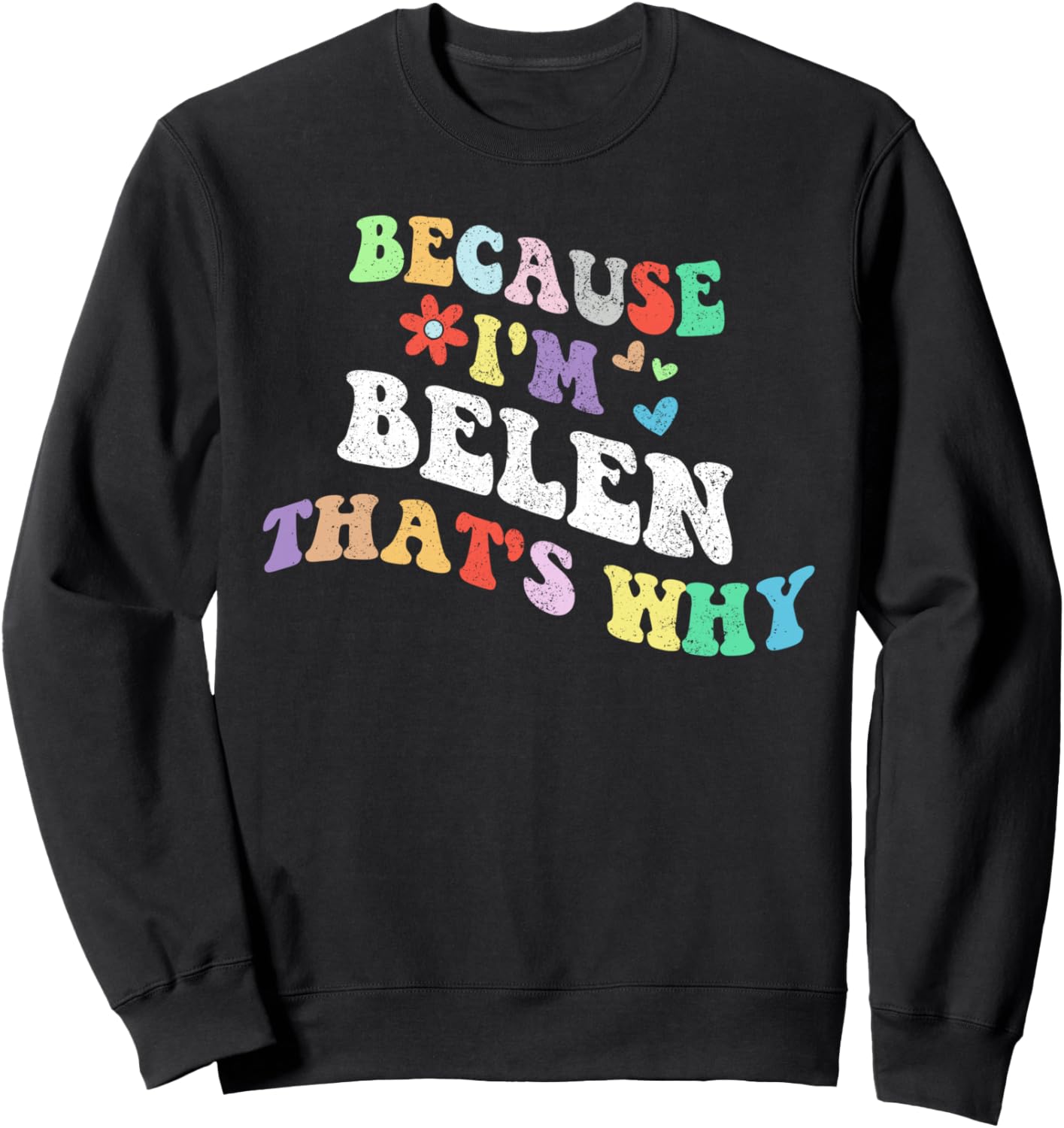 Ретро-стиль, потому что я Белен, вот почему! Забавная толстовка с индивидуальным именем Personalized Name Mothers Day Outfit For Women, черный
Ретро-стиль, потому что я Белен, вот почему! Забавная толстовка с индивидуальным именем Personalized Name Mothers Day Outfit For Women, черный