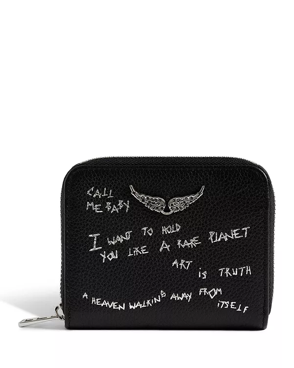 Мини-Кошелек ZV Graffiti из кожи на молнии Zadig & Voltaire, черный
Мини-Кошелек ZV Graffiti из кожи на молнии Zadig & Voltaire, черный