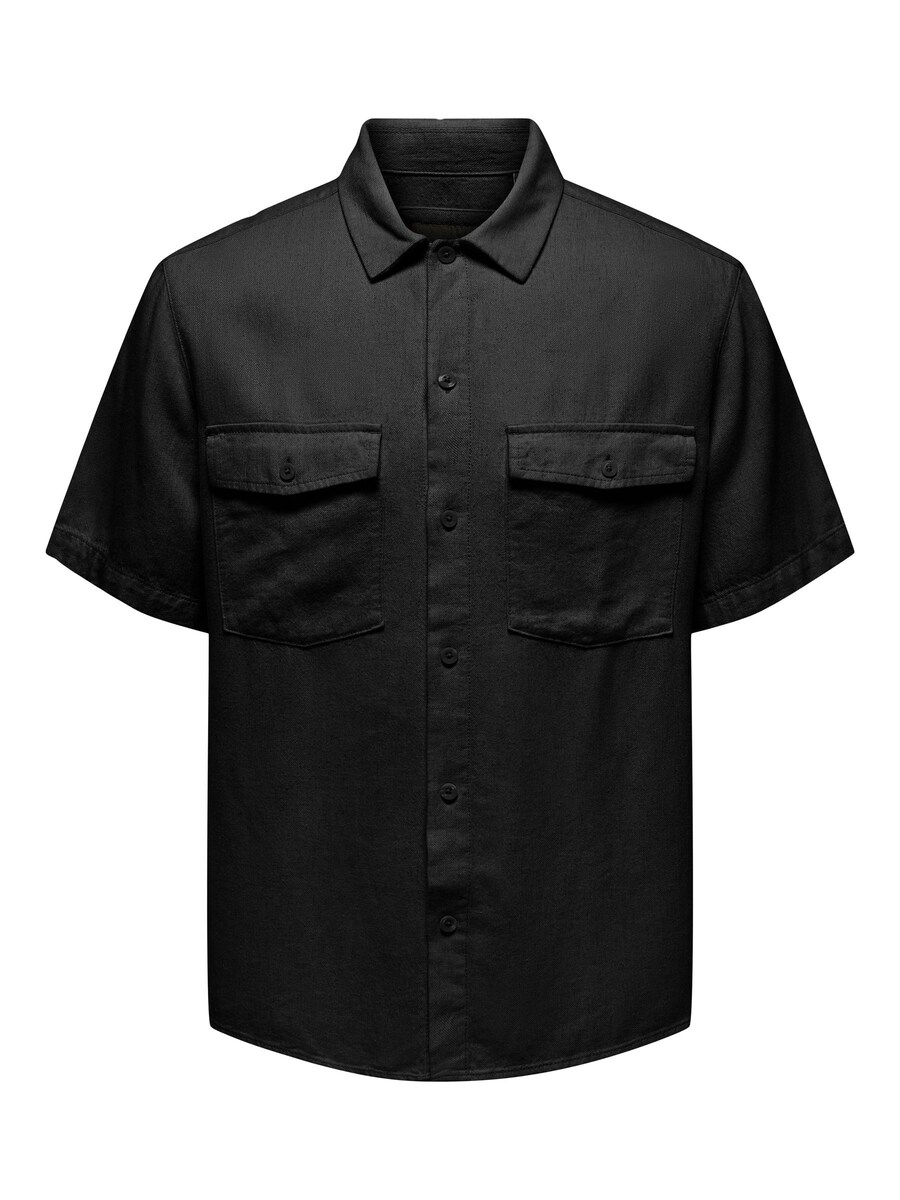 Рубашка на пуговицах классического кроя Only & Sons Kari, черный
Рубашка на пуговицах классического кроя Only & Sons Kari, черный