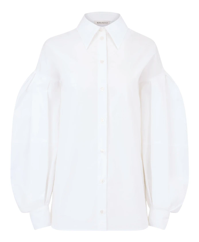 Рубашка с рукавами-коконами Nina Ricci, белый
Рубашка с рукавами-коконами Nina Ricci, белый
