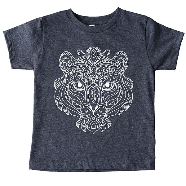 Футболка с принтом Tiger face mandala для малышей The Juniper Shop, Charcoal
Футболка с принтом Tiger face mandala для малышей The Juniper Shop, Charcoal