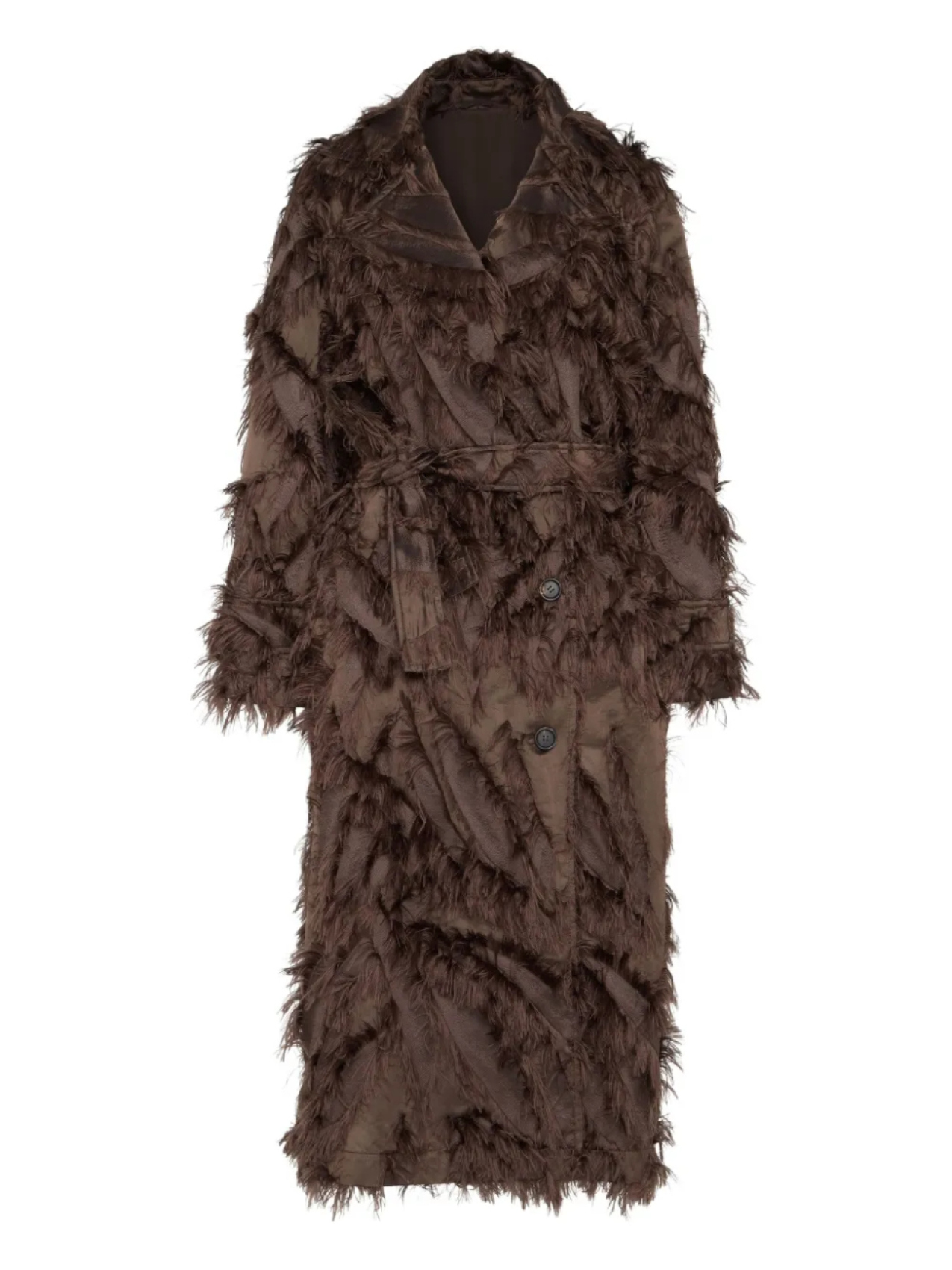 Brunello Cucinelli однобортное пальто, коричневый
Brunello Cucinelli однобортное пальто, коричневый