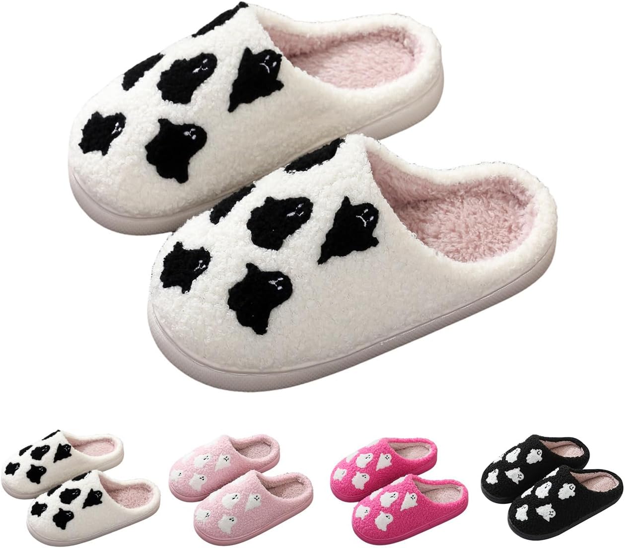 Рождественские тапочки ECNOTX для женщин и мужчин, праздничные плюшевые тапочки, милые мультяшные тапочки с эффектом памяти для пар, белый
Рождественские тапочки ECNOTX для женщин и мужчин, праздничные плюшевые тапочки, милые мультяшные тапочки с эффектом памяти для пар, белый