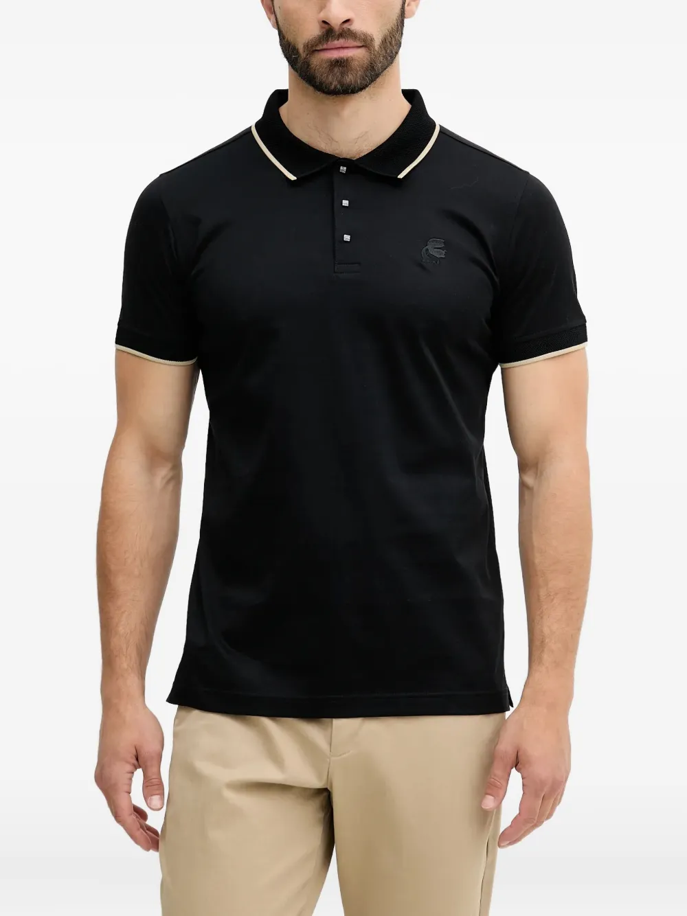 Рубашка поло с вышивкой KARL LAGERFELD, черный
Рубашка поло с вышивкой KARL LAGERFELD, черный