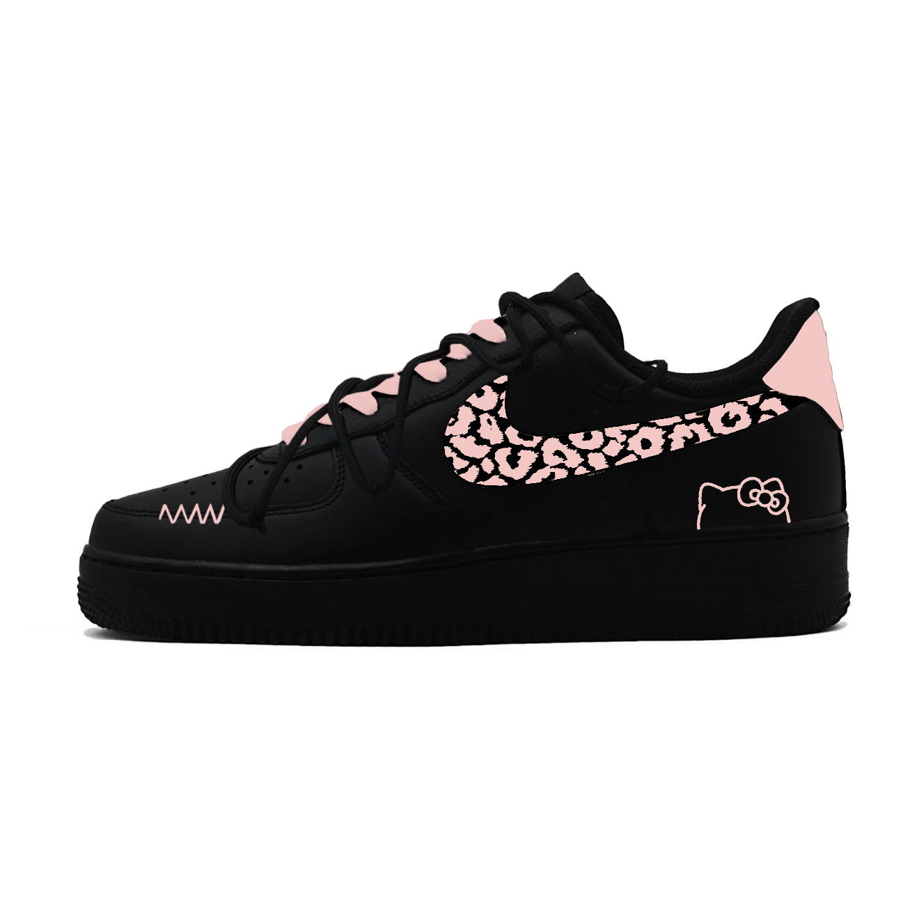 Nike Кроссовки для скейтбординга Air Force 1 Meow Trail Abrasion Resistant Slip Resistant Low top Unisex Black Pink
Nike Кроссовки для скейтбординга Air Force 1 Meow Trail Abrasion Resistant Slip Resistant Low top Unisex Black Pink