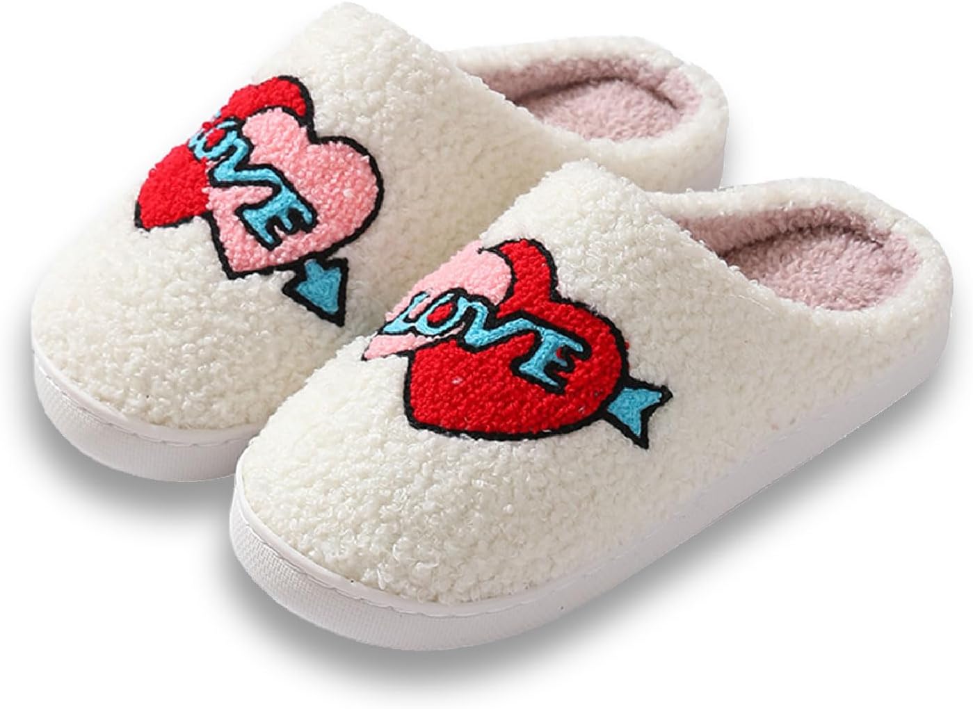Тапочки Titype Valentine для женщин и мужчин с сердечками, пушистые домашние тапочки, теплые зимние тапочки для дома, для улицы и помещений, Cupid's Sword
Тапочки Titype Valentine для женщин и мужчин с сердечками, пушистые домашние тапочки, теплые зимние тапочки для дома, для улицы и помещений, Cupid's Sword
