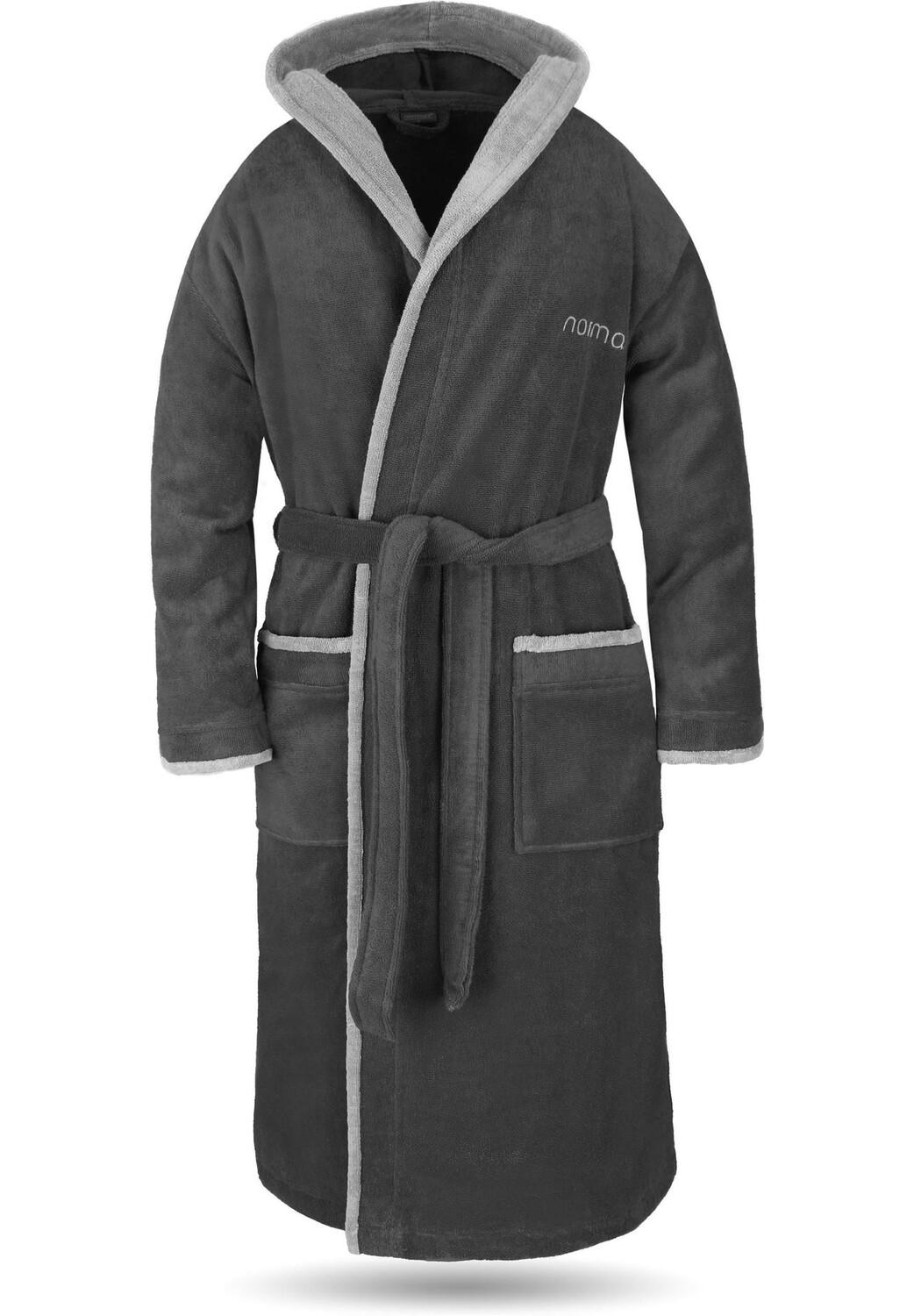 Хлопковый халат унисекс Роб Normani, цвет Schwarz/grau
Хлопковый халат унисекс Роб Normani, цвет Schwarz/grau