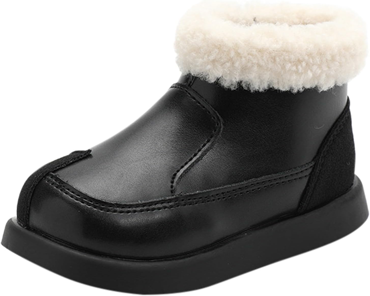 Девочкам водонепроницаемые ботинки из искусственного меха, детские, из PU-кожи, с плюшевой подкладкой, на молнии сбоку, уютные мягкие платформенные ботильоны Generic, Black
Девочкам водонепроницаемые ботинки из искусственного меха, детские, из PU-кожи, с плюшевой подкладкой, на молнии сбоку, уютные мягкие платформенные ботильоны Generic, Black