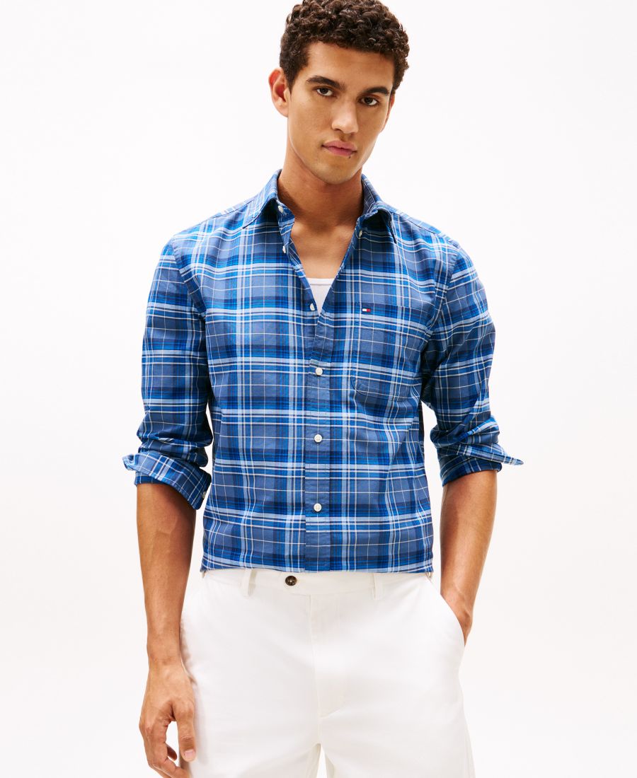 Мужская рубашка в клетку Оксфорд в стиле Наследие Tommy Hilfiger, Aegean Sea / Check
Мужская рубашка в клетку Оксфорд в стиле Наследие Tommy Hilfiger, Aegean Sea / Check