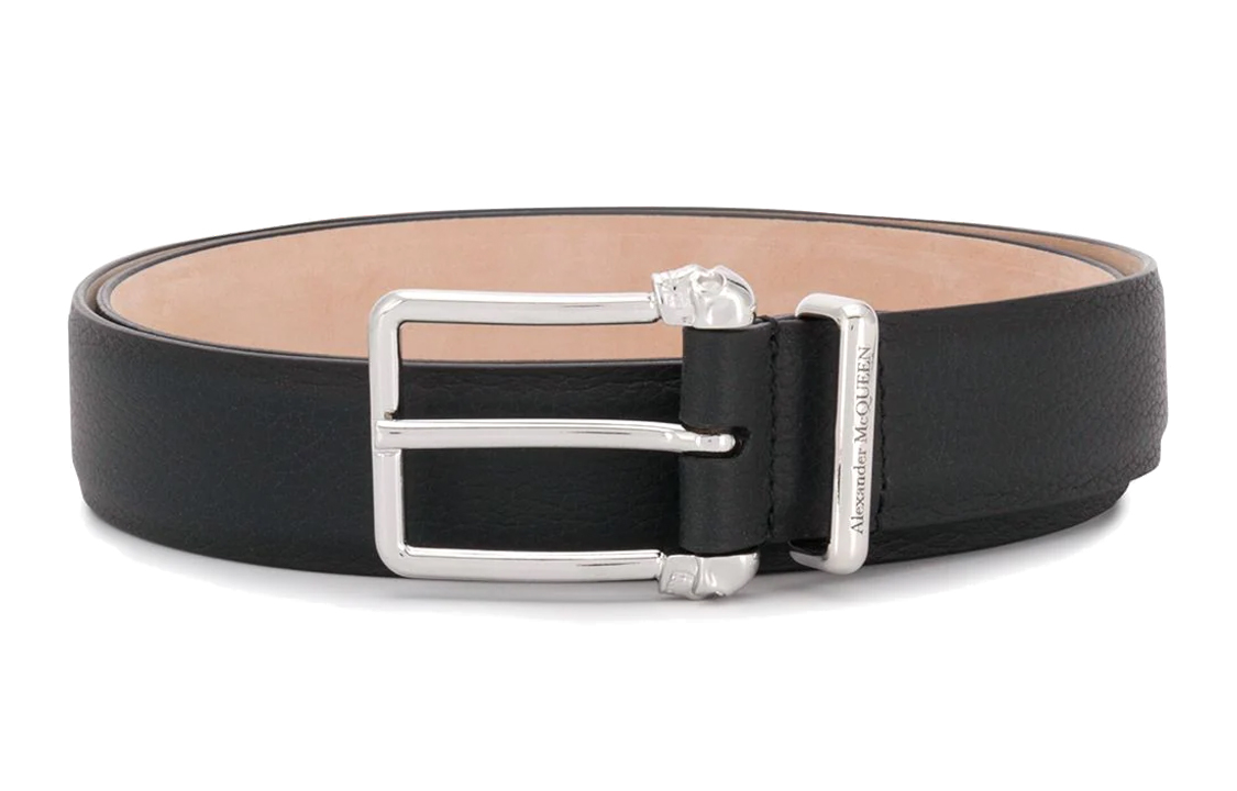 Ремень с гравировкой логотипа и пряжкой Alexander McQueen, черный
Ремень с гравировкой логотипа и пряжкой Alexander McQueen, черный