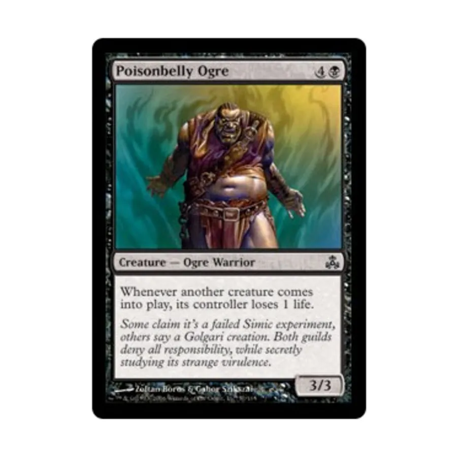 CCG Ядовитый огр (C) (фольга), MTG - Guildpact
CCG Ядовитый огр (C) (фольга), MTG - Guildpact