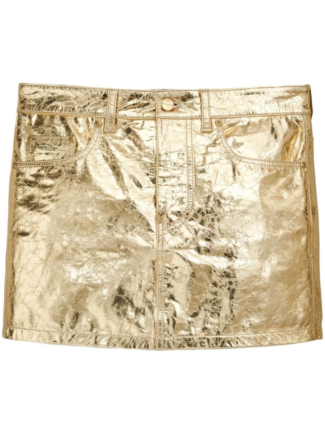 Marc Jacobs юбка мини средней посадки с эффектом металлик, золотой
Marc Jacobs юбка мини средней посадки с эффектом металлик, золотой