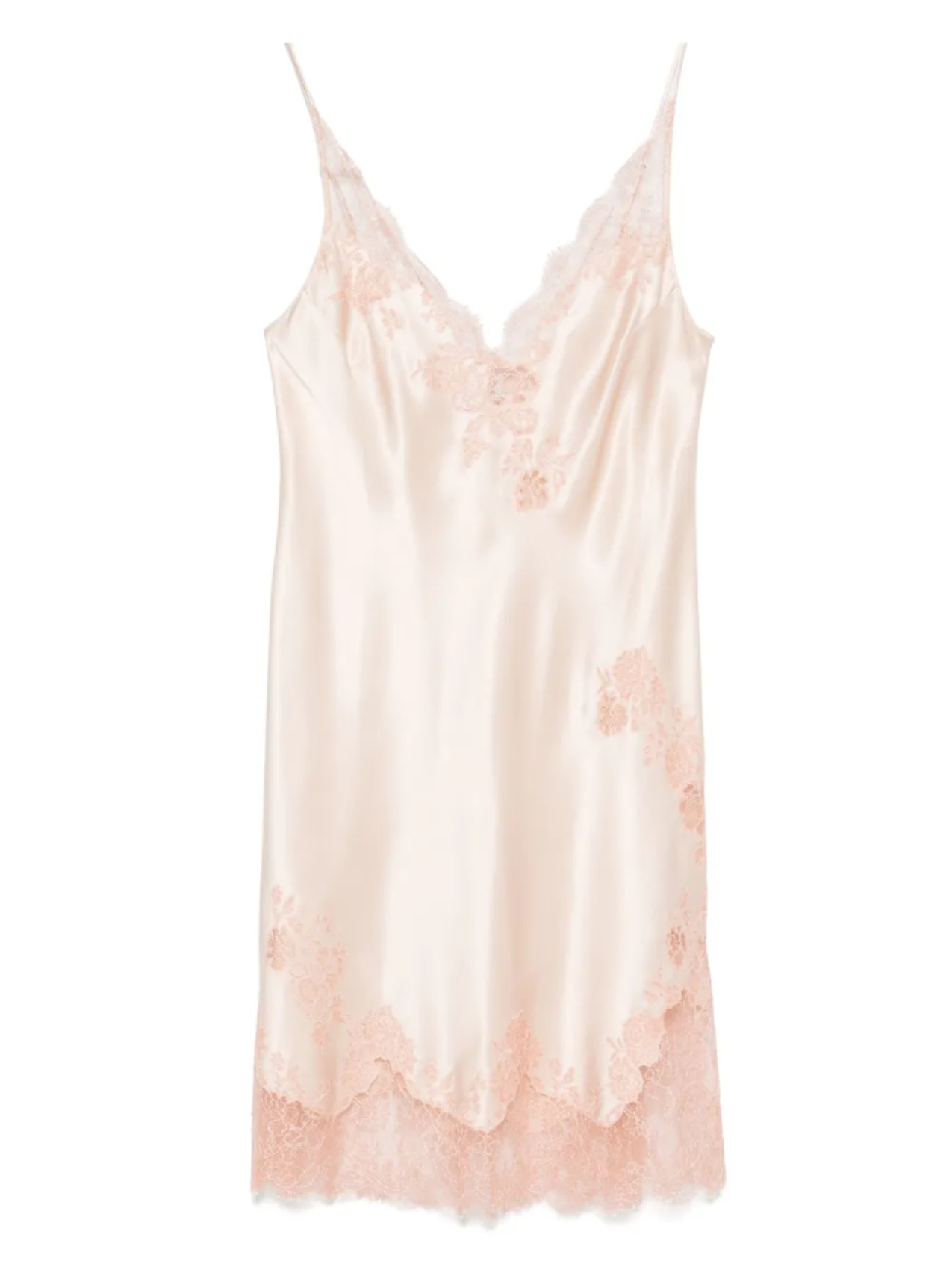 Шелковая ночная сорочка с кружевом Caudry Carine Gilson, розовый
Шелковая ночная сорочка с кружевом Caudry Carine Gilson, розовый