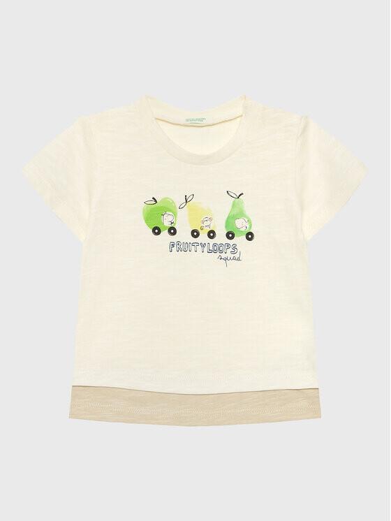 Футболка свободного кроя United Colors Of Benetton, экрю
Футболка свободного кроя United Colors Of Benetton, экрю