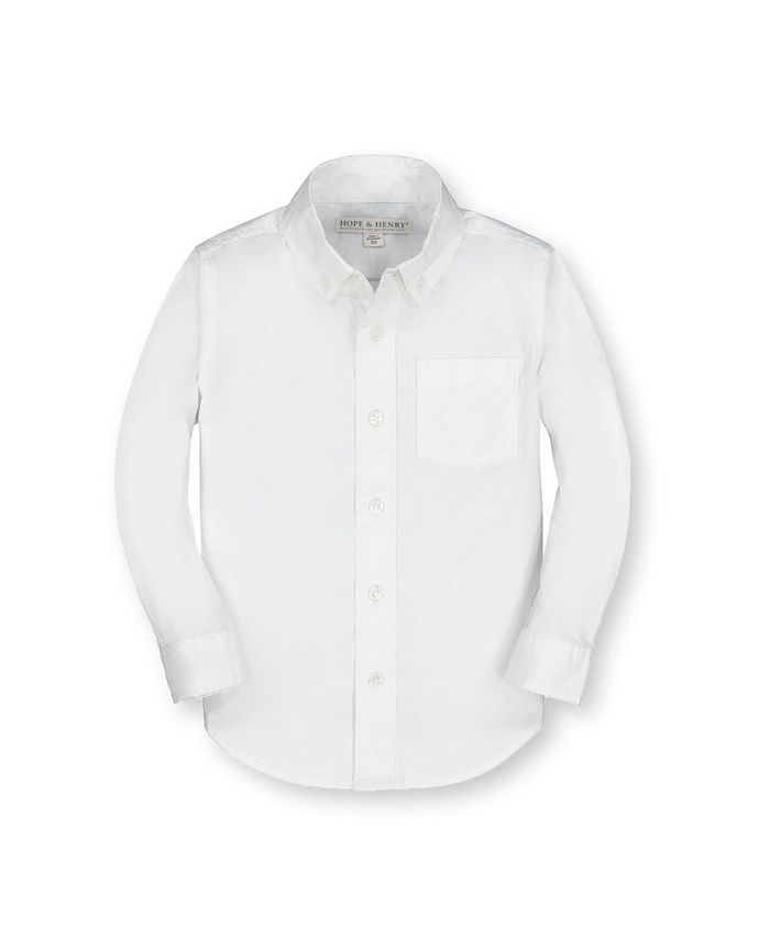 Детская рубашка на пуговицах из органического поплина для мальчиков - Baby Hope & Henry, белый
Детская рубашка на пуговицах из органического поплина для мальчиков - Baby Hope & Henry, белый