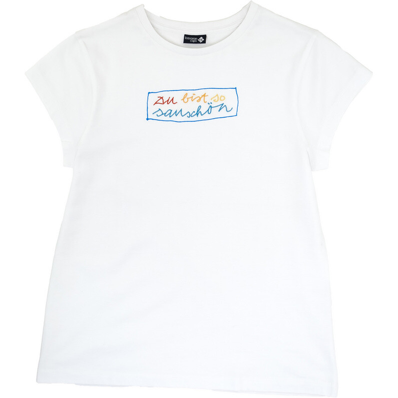 Женская красивая футболка Bavarian Caps, белый 
Женская красивая футболка Bavarian Caps, белый