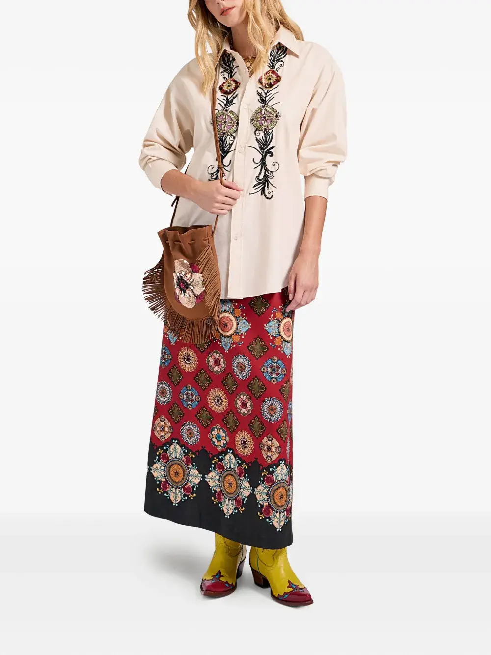 Сумка на плечо с пайетками и бахромой La DoubleJ, коричневый
Сумка на плечо с пайетками и бахромой La DoubleJ, коричневый