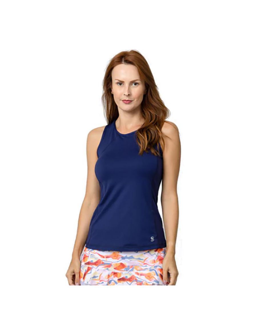 Женская теннисная майка с УФ-защитой Sofibella, Navy
Женская теннисная майка с УФ-защитой Sofibella, Navy