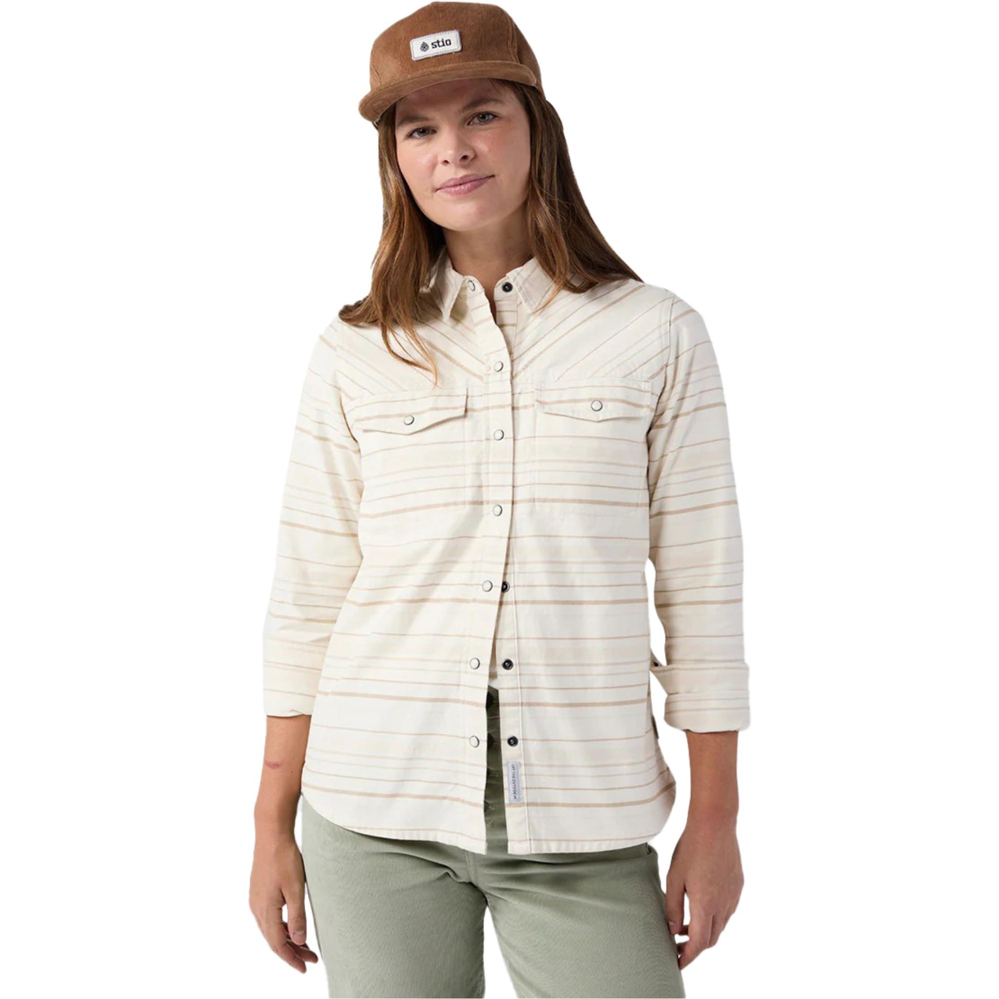 Женская фланелевая рубашка Slipstone средней плотности Stio, Mountain Goat Stripe
Женская фланелевая рубашка Slipstone средней плотности Stio, Mountain Goat Stripe