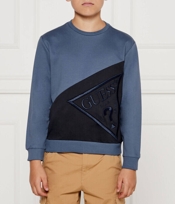 Толстовка детская Guess с вышивкой, черно-синий
Толстовка детская Guess с вышивкой, черно-синий