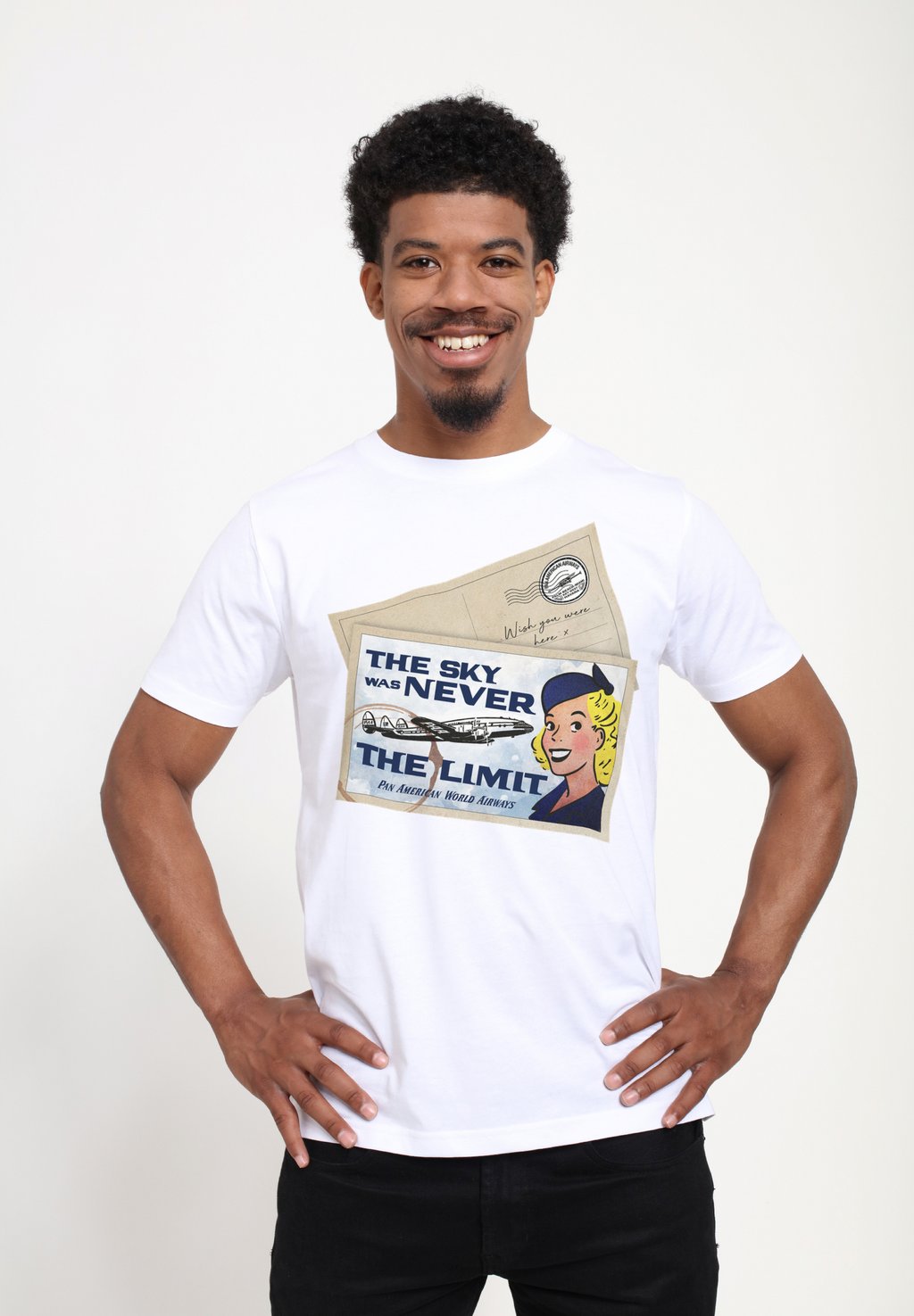 Футболка с принтом PAN AM THE SKY WAS NEVER THE LIMIT Henry Tiger, белый
Футболка с принтом PAN AM THE SKY WAS NEVER THE LIMIT Henry Tiger, белый