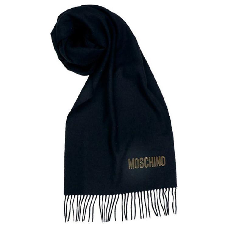 Шерстяной шарф унисекс черный MOSCHINO
Шерстяной шарф унисекс черный MOSCHINO