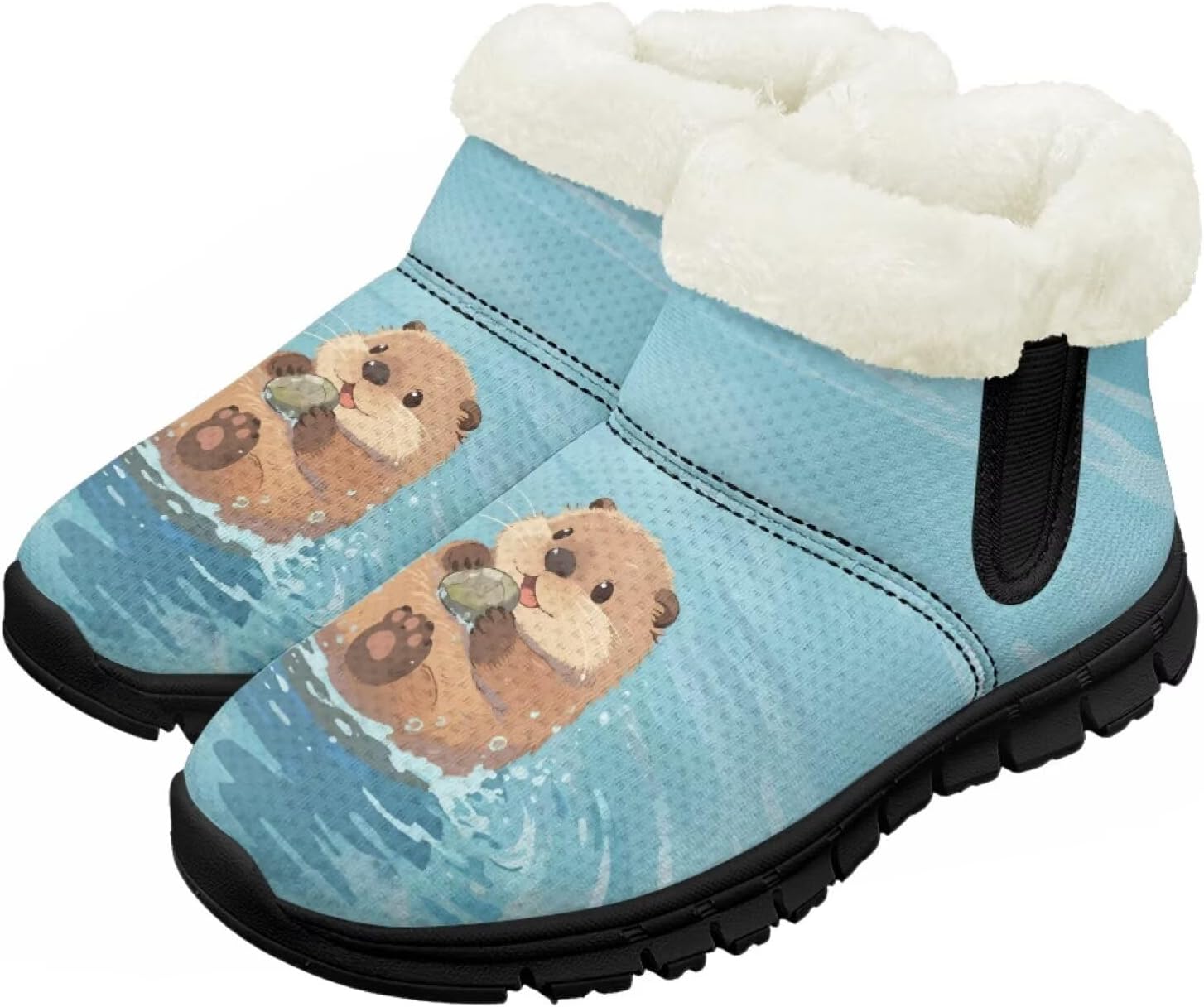 Зимние сапожки для девочек-детей, противоскользящие прогулочные кроссовки с меховой подкладкой, без шнурков, теплые короткие ботинки Pointodoor, Cute Otter
Зимние сапожки для девочек-детей, противоскользящие прогулочные кроссовки с меховой подкладкой, без шнурков, теплые короткие ботинки Pointodoor, Cute Otter