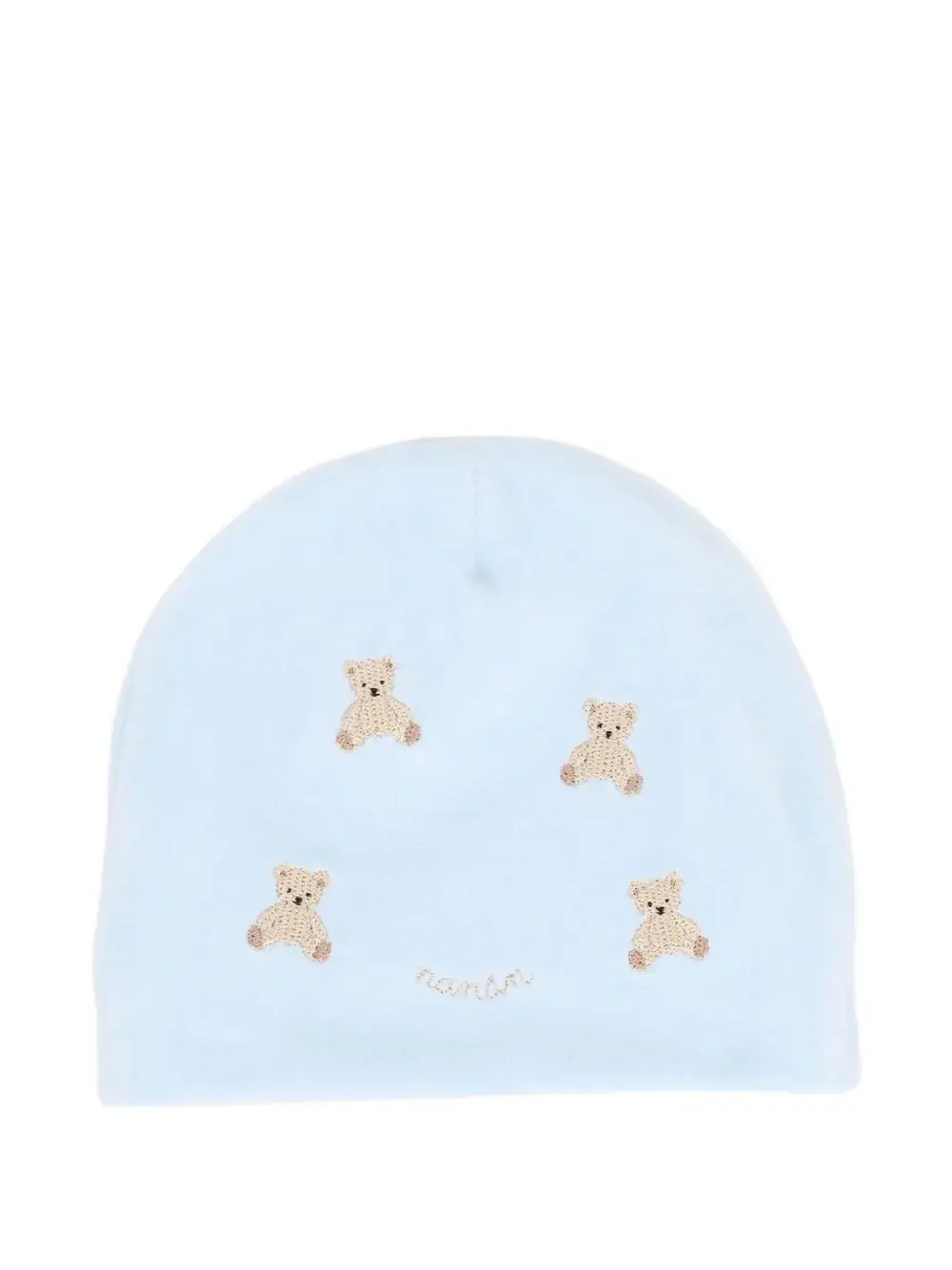 Шапка с вышивкой в виде медвежонка NANAN, синий
Шапка с вышивкой в виде медвежонка NANAN, синий